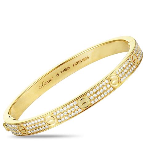 cartier full diamond love bracelet.